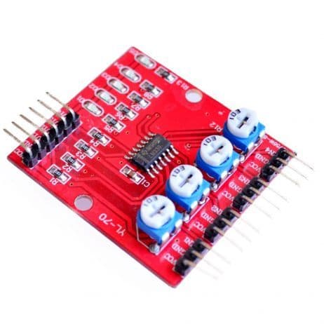 4-CH IR Line sensor Module - View 3