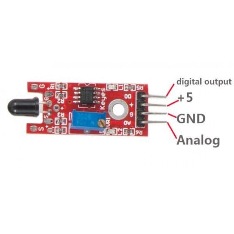 4Pin KY-026 Flame Sensor Module - View 3