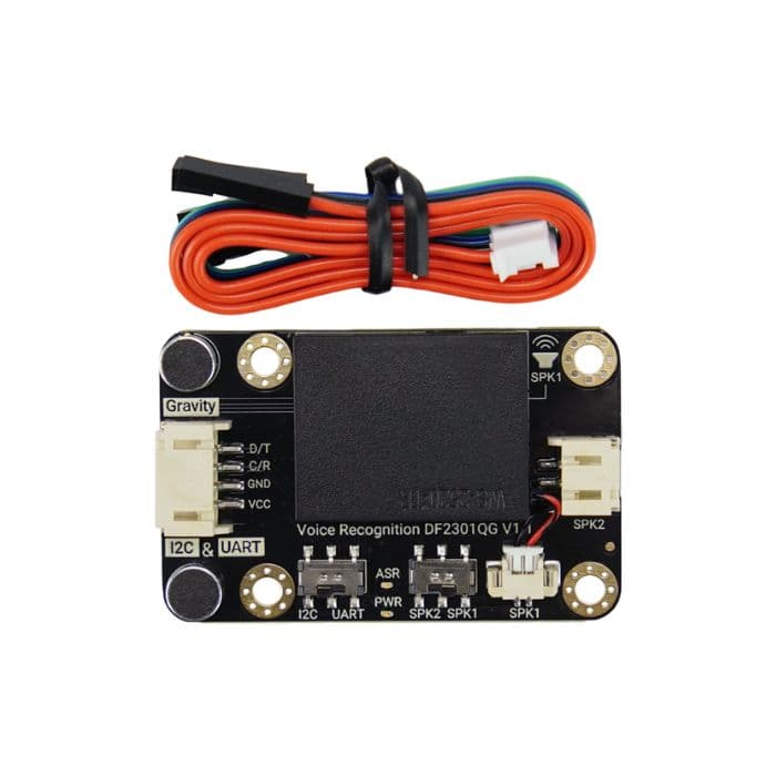 Gravity: Offline Voice Recognition Sensor for micro:bit, Arduino, ESP32 - I2C & UART - View 3