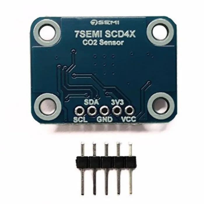 SCD41 High Accuracy CO2 Temperature and Humidity Sensor Breakout I2C - 7Semi - View 3