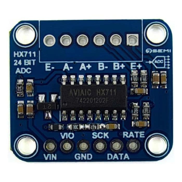 HX711 Load Cell Amplifier Module â€“ 24-Bit ADC - 7Semi - View 3