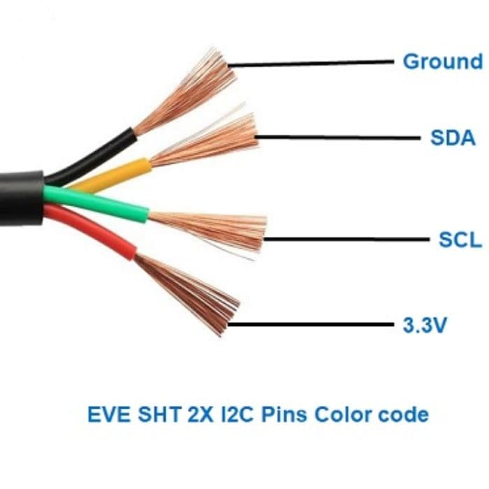SHT41 16bit I2C Digital Humidity and Temperature Sensor Probe -7Semi - View 3