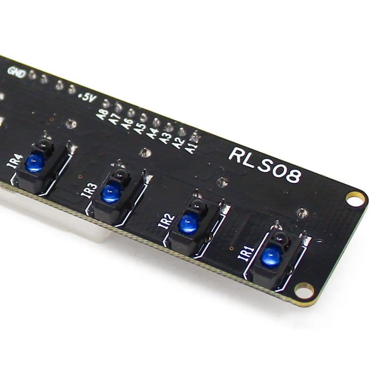 SmartElex RLS-08 Line Sensor Array with 8-Channel Analog & Digital Line Tracking - View 3