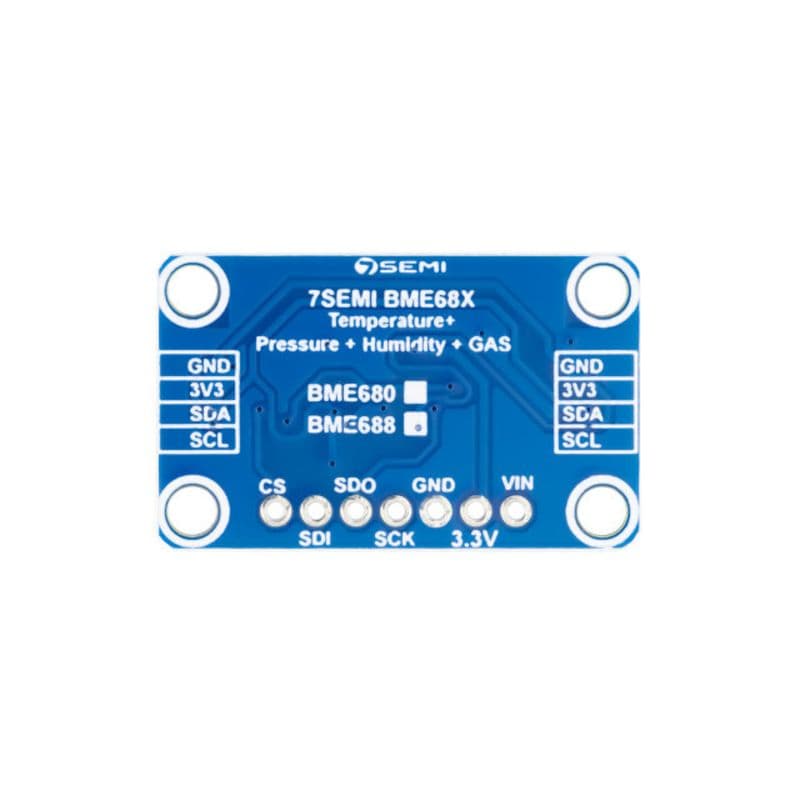 7Semi BME688 Environmental Sensor Breakout with Gas, Temperature, Humidity & Pressure Monitoring - View 3