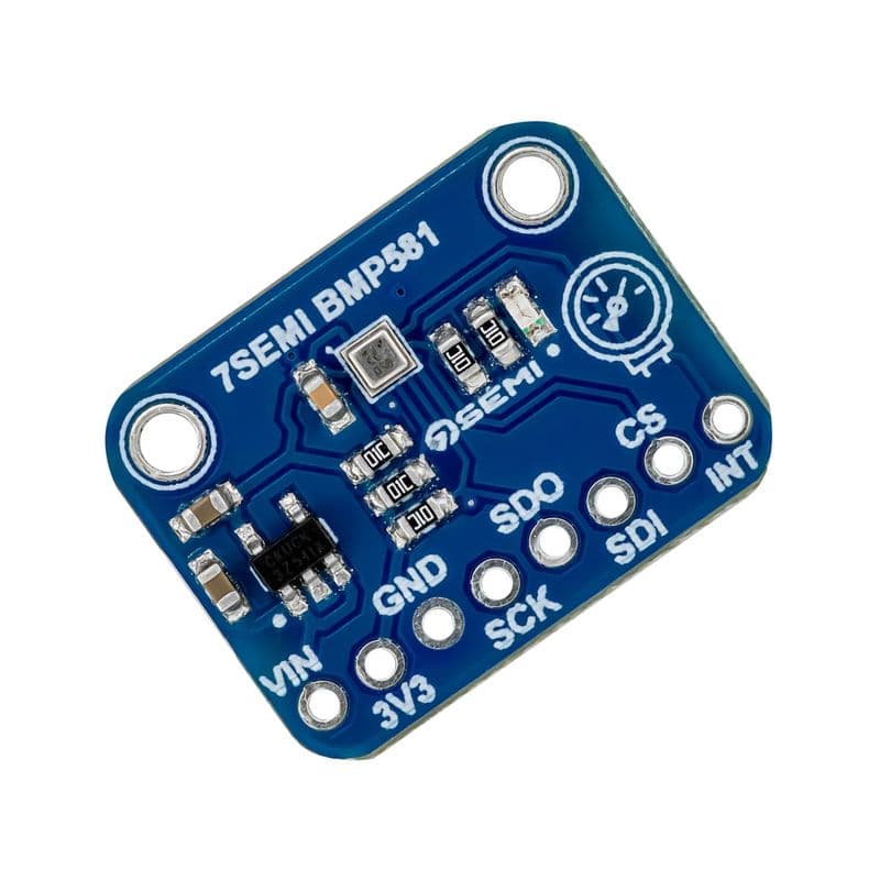 7Semi BMP581 High-Precision Barometric Pressure & Altitude Sensor Breakout - View 2