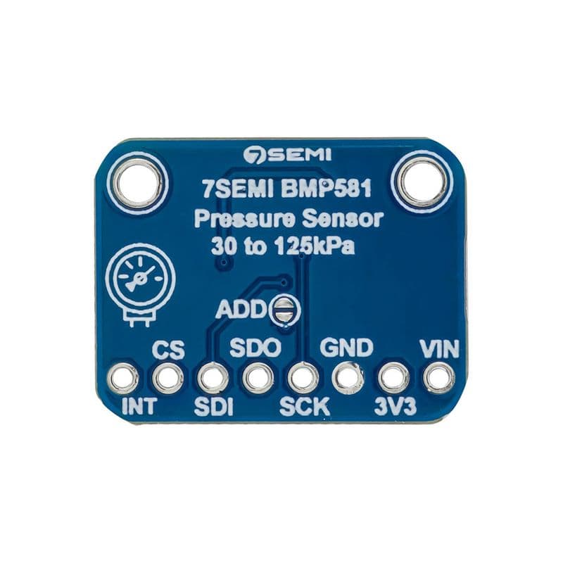 7Semi BMP581 High-Precision Barometric Pressure & Altitude Sensor Breakout - View 3