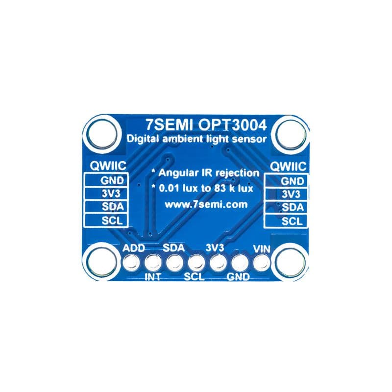 7Semi OPT3004 Digital Ambient Light Sensor Breakout with I2C STEMMA QT / Qwiic - View 3