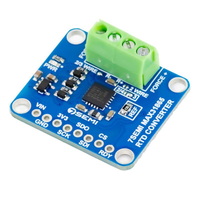 7Semi MAX31865 PT1000 RTD 3-Wire Temperature Sensor Amplifier Breakout Board - View 1