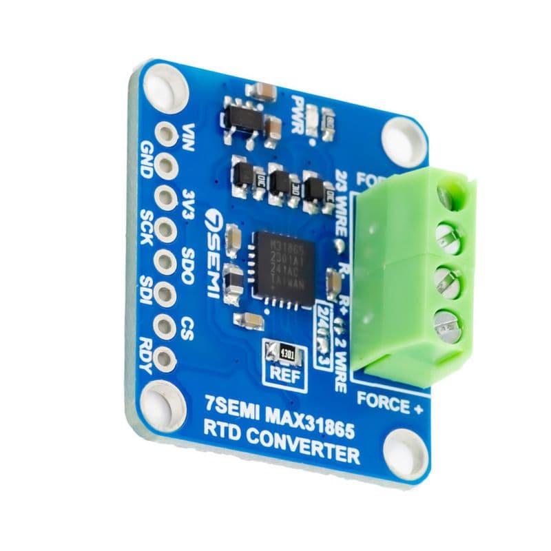 7Semi MAX31865 PT1000 RTD 3-Wire Temperature Sensor Amplifier Breakout Board - View 2