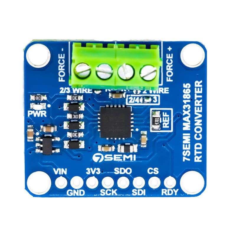 7Semi MAX31865 PT1000 RTD 3-Wire Temperature Sensor Amplifier Breakout Board - View 3