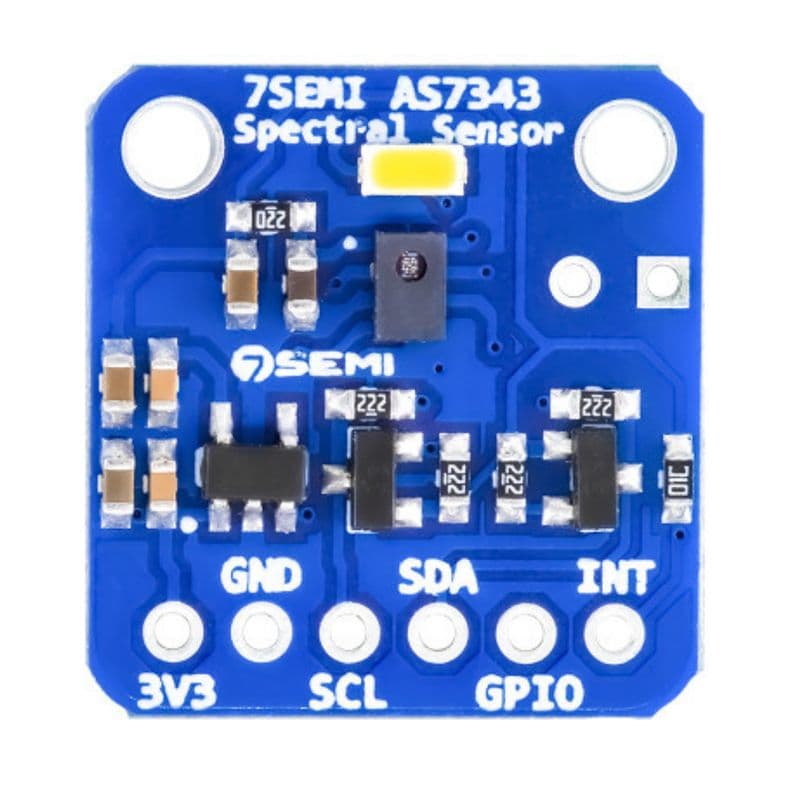 7Semi AS7343 14-Ch Spectral Sensor Module - View 2