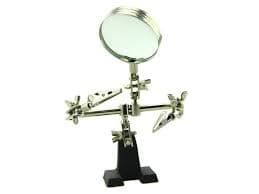Third Hand Tool with Magnifying Glass - View 2