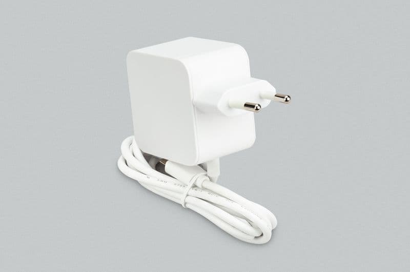 Official Raspberry Pi 5-White 27W USB-C PD Power Supply. (White) (IN Stock) - View 1