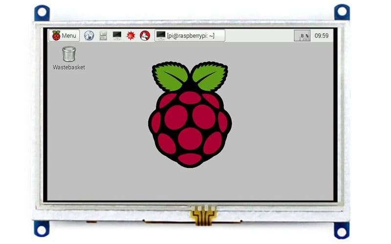 5inch Resistive Touch Screen LCD, 800×480, HDMI, Low Power - View 1