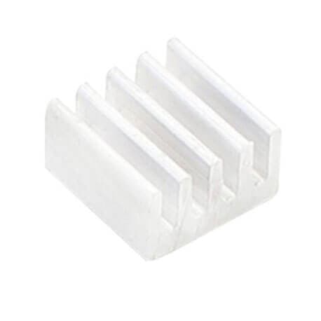 High Quality Aluminium Heat Sink set for Raspberry Pi 4 (White) - View 3