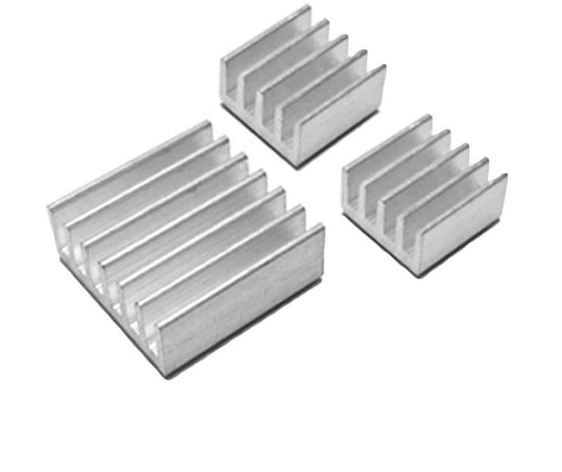 High Quality 3 in 1 Raspberry Pi Aluminium Heat Sink for Pi 3 - View 1