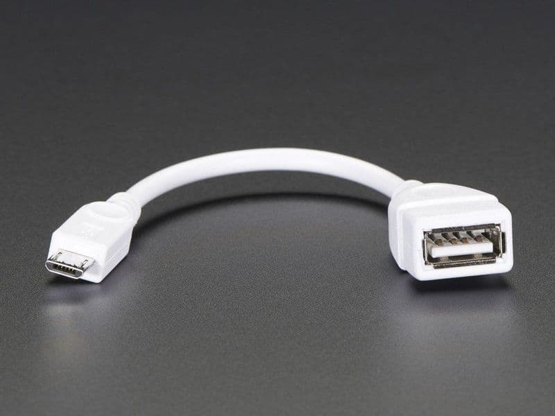 Official Raspberry Pi USB-B Male To USB-A Female OTG Adaptor Official - View 3