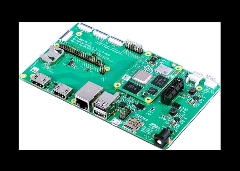 Compute Module 4 IO Board - View 1