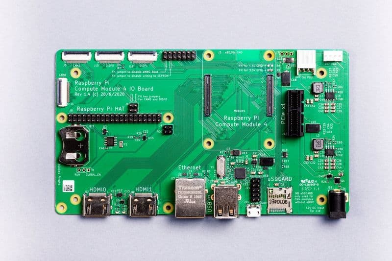 Compute Module 4 IO Board - View 3