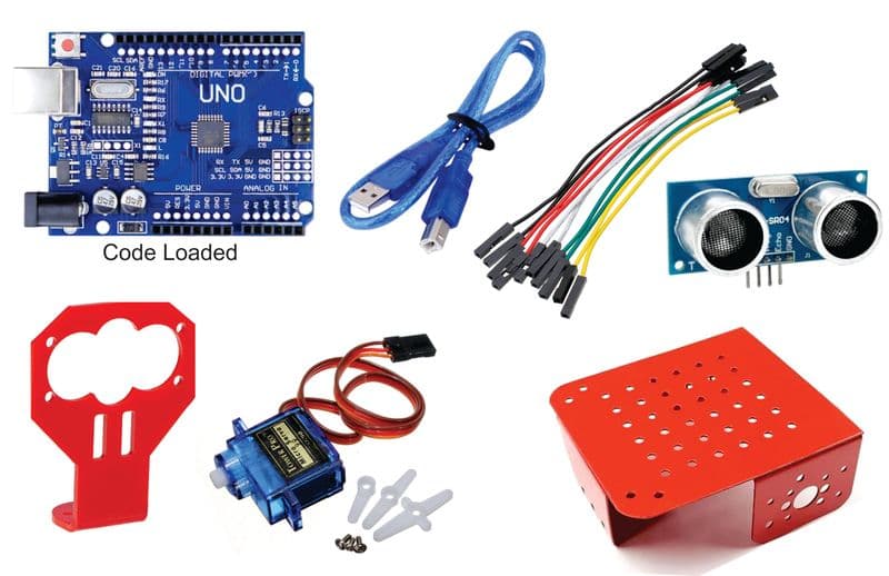 Arduino RADAR project kit - View 1