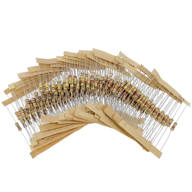 470K Ohm 5% - 0.25W Metal Film Resistor (Pack of 10) - View 1