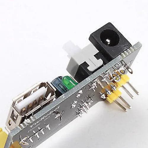 3.3V/5V MB102 Breadboard Power Supply Module - View 3