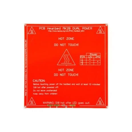 RepRap MK2B Dual Power Heat Bed - Advanced 3D Printer Heated Bed - View 1