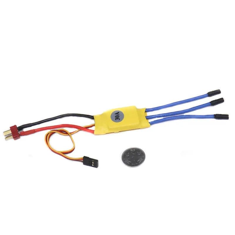 Standard 30A BLDC ESC Electronic Speed Controller with Connector - View 1