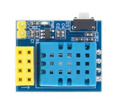 Temperature and Humidity Monitoring - IOT Board ESP8266 ESP-01 DHT11 - View 2