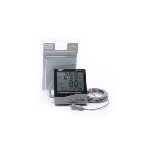 HTC 288-ATH Digital Thermo Hygrometer with Clock - View 2