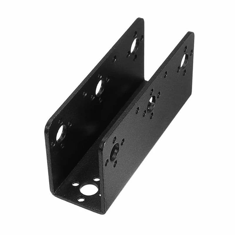 Large U Beam Aluminium Servo Motor Mounting Bracket - View 2
