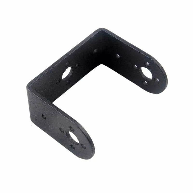 Short U Shape Aluminium Servo Motor Mounting Bracket - View 2