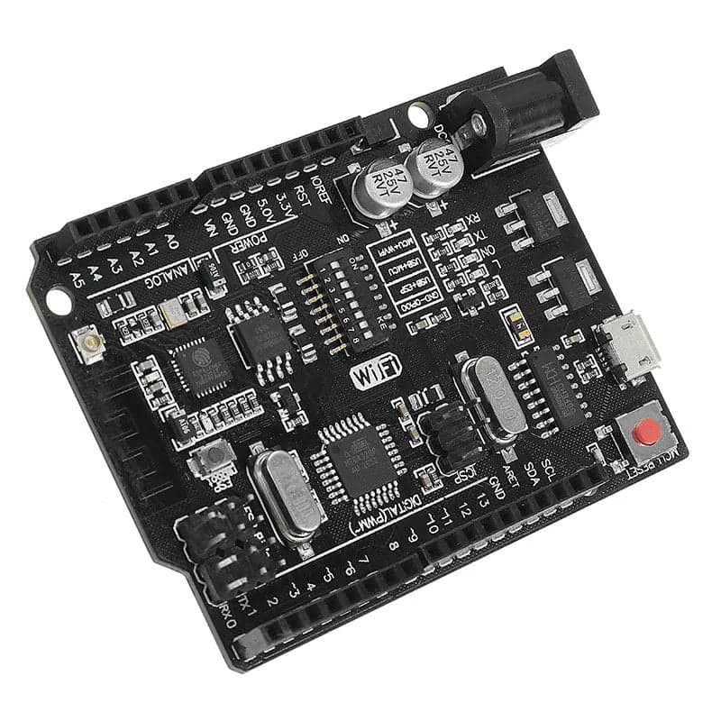 UNO+WiFi R3 ATmega328p+NodeMCU ESP8266 with Arduino UNO - View 3