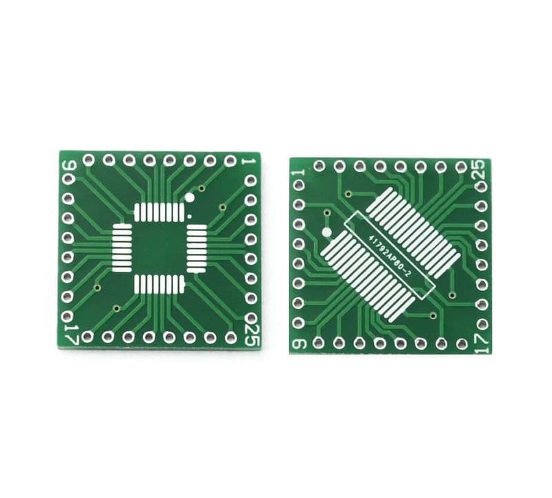 TQFP32 Adapter for Easy DIP Conversion - Efficient Interface - View 1