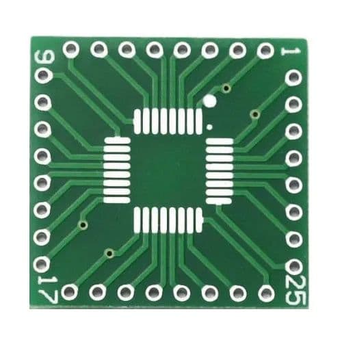 TQFP32 Adapter for Easy DIP Conversion - Efficient Interface - View 2