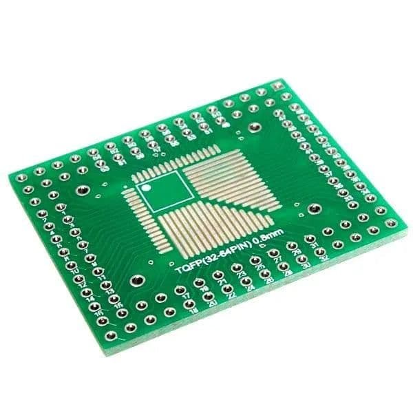 TQFP32/44/64/80/100 to DIP PCB Board Converter Adapter - View 1