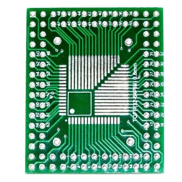 TQFP32/44/64/80/100 to DIP PCB Board Converter Adapter - View 2