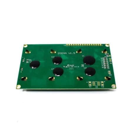 20x4 Character LCD | STN+ Gray Display with Yellow/Green Backlight - View 3