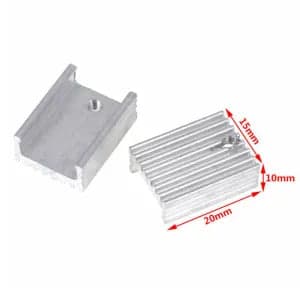 Heat Sink-TO220 Package-PI49-20mm - View 2