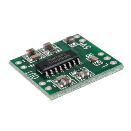 PAM8403 Mini Class-D 5V Stereo Amplifier 2Channel 3W+3W Output - View 1