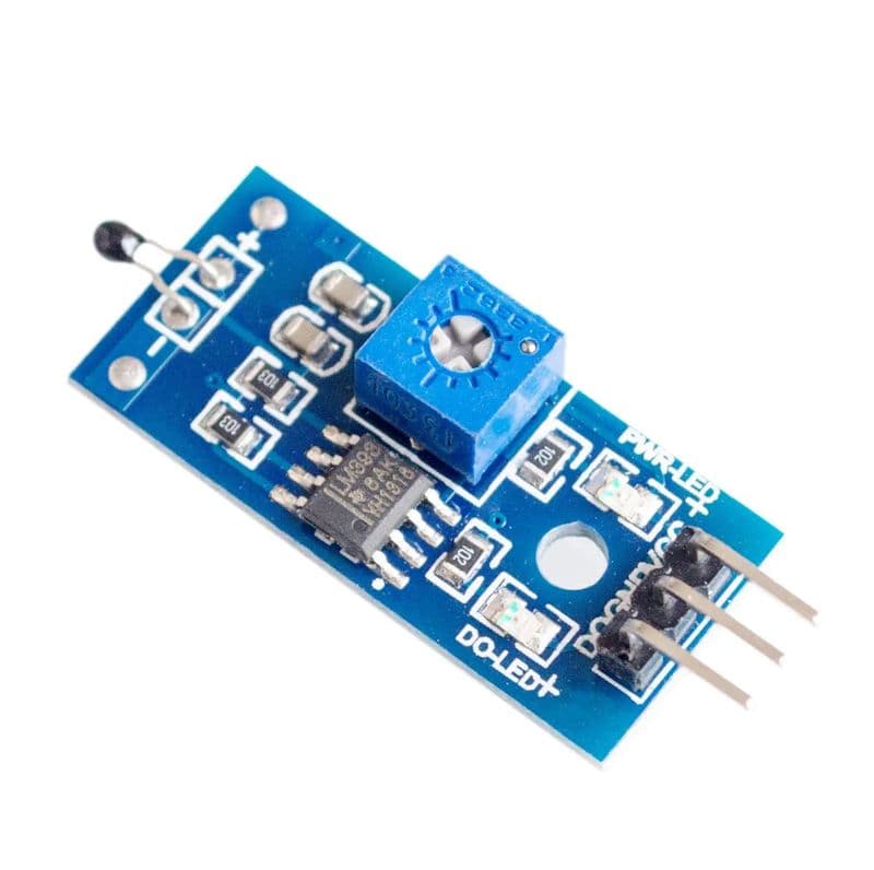 3 Pin NTC Thermistor Temperature Sensor Module - View 2