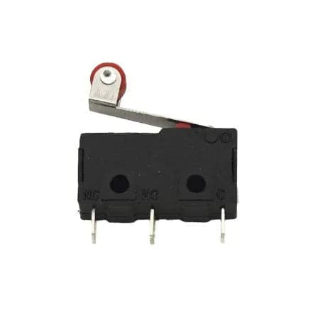 Limit Switch for 3D Printers - Tact Switch KW11-3Z 5A 250V | Micro Switch Round Handle - View 3