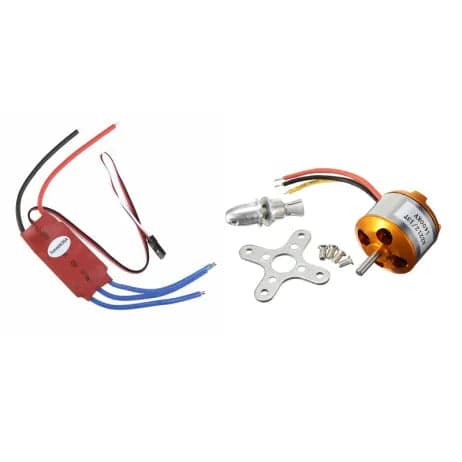 A2212 13T 1400KV BLDC Motor for Drones with SimonK 30A ESC - View 1