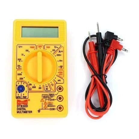 Digital Multimeter DT830 for AC DC Measurements - View 1