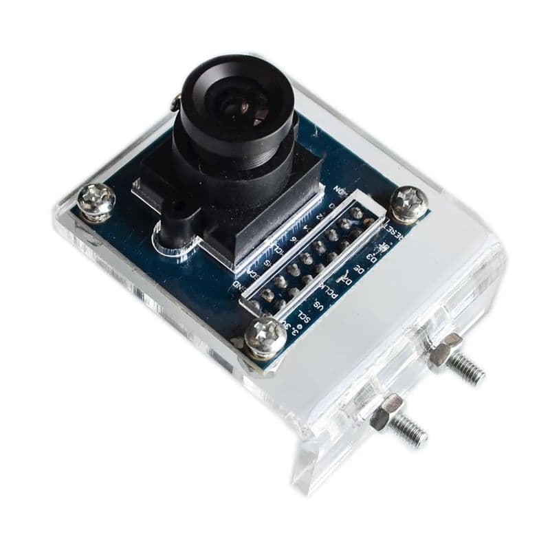 Transparent Acrylic Bracket for OV7670 VGA Camera Module - View 3