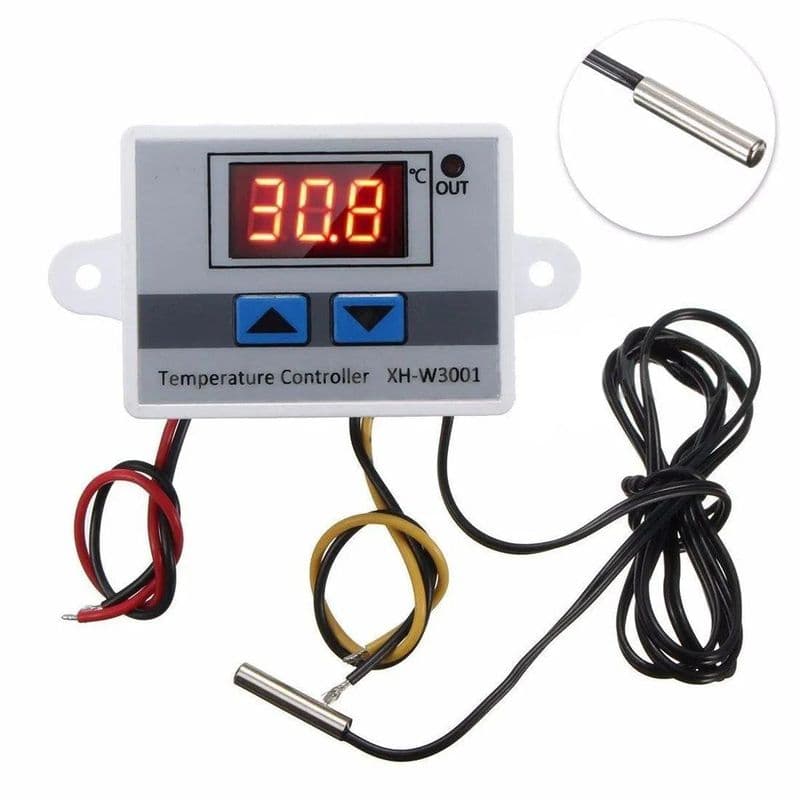W3001 Digital Thermostat Switch – AC 220V 1500W | Precise Temperature Control - View 1