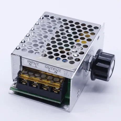 4000W SCR Thyristor Regulator with Shell – Light, Temperature, & Speed Control - View 1