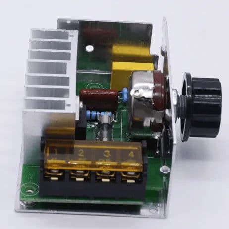 4000W SCR Thyristor Regulator with Shell – Light, Temperature, & Speed Control - View 3