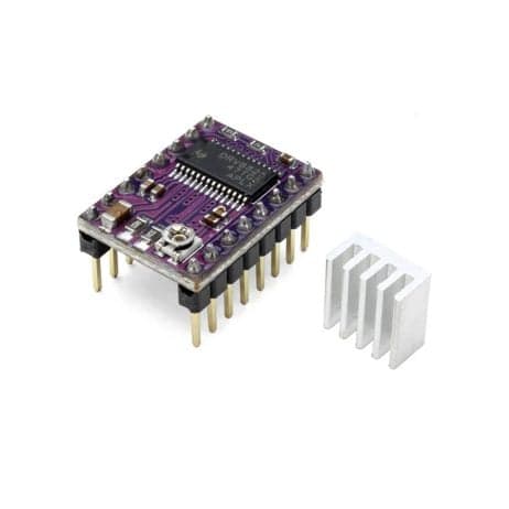 DRV8825 Stepper Motor Driver with Aluminum Heat Sink - View 2