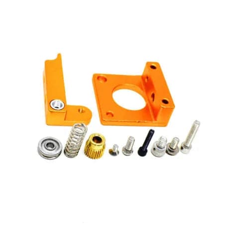 MK8 Extruder Aluminum 3D Printer Block - Right Side (High Quality) - View 1